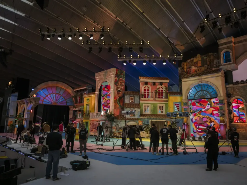 Escenario del Carnaval de Santa Cruz de Tenerife en el Recinto Ferial. Imagen Álvaro Armas