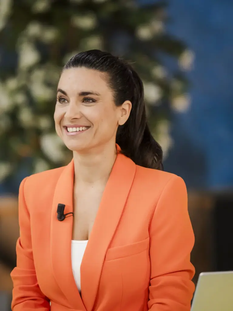 Fátima Plata durante Telenoticias 1. Imagen Álvaro Armas