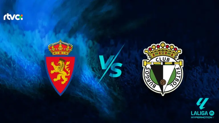 Real Zaragoza vs Burgos CF: horario, alineaciones y minuto a minuto | LaLiga Hypermotion 25-26