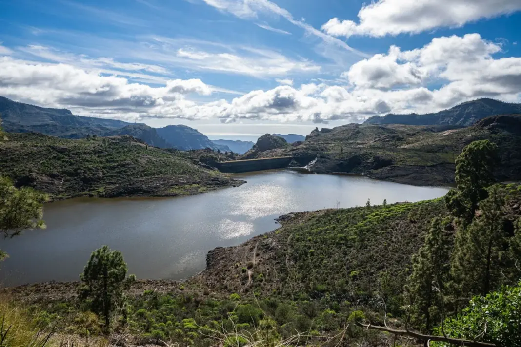 Las presas del Cabildo de Gran Canaria cuadruplican su volumen de agua