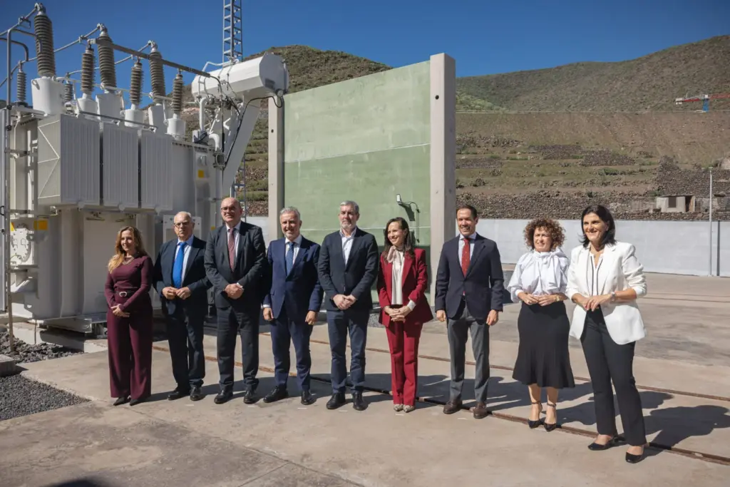 Inauguración de la interconexión por cable submarino de los sistemas eléctricos en Tenerife y La Gomera. Imagen cedida