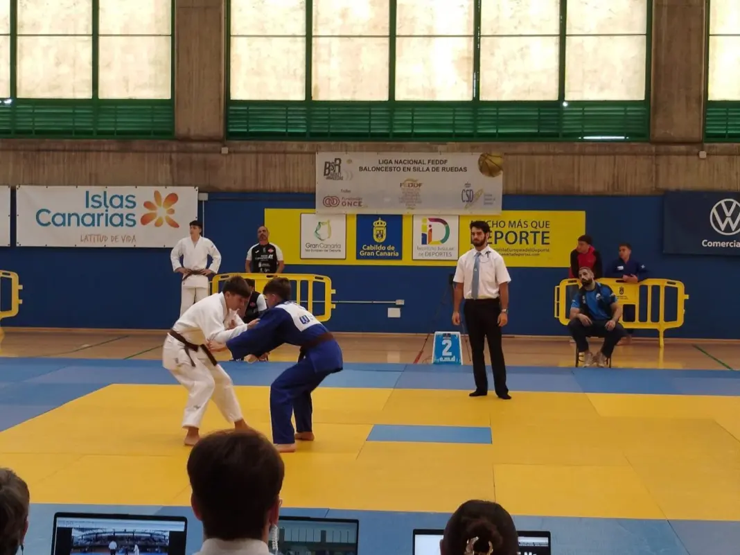 Gran nivel en los Juegos de Gran Canaria infantil y cadete de judo