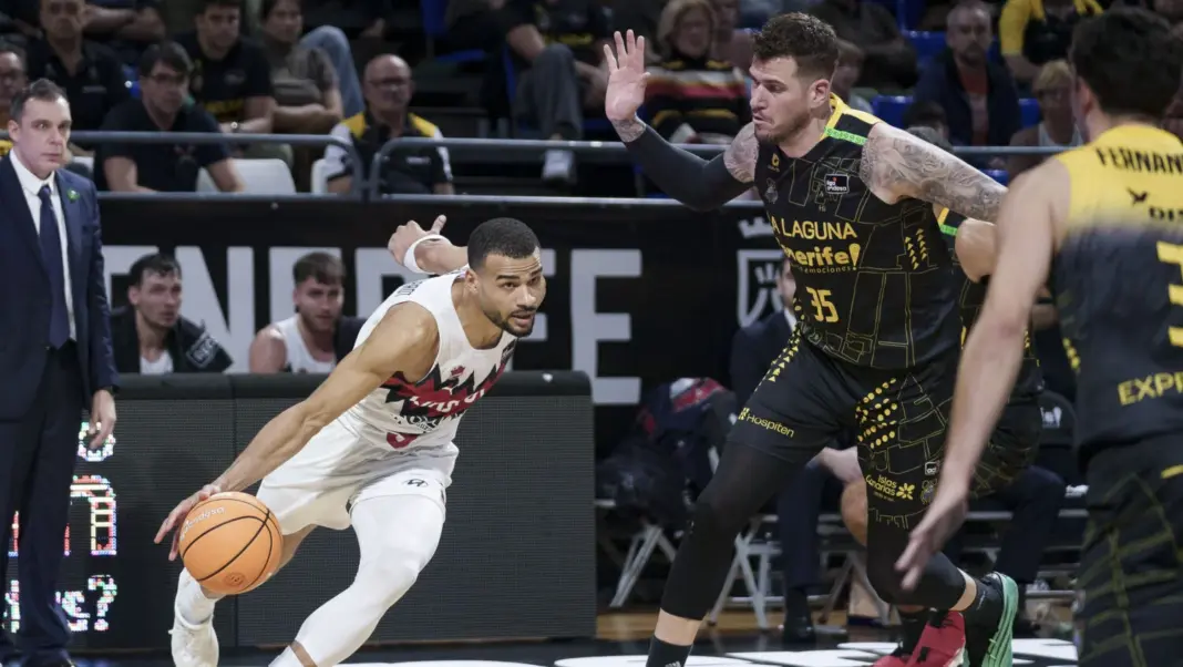 Trabajada victoria de La Laguna Tenerife ante el Baskonia