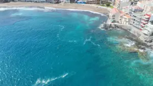 Manchas aparecidas en la costa de Telde. Imagen Ayuntamiento de Telde
