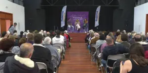 Reunión de Podemos en Tegueste, Tenerife. Imagen RTVC