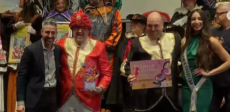 El Cabo, primer Premio de Interpretación en el Concurso de Rondallas del Carnaval de Santa Cruz de Tenerife