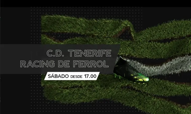 Televisión Canaria retransmite este sábado el CD Tenerife – Racing de Ferrol
