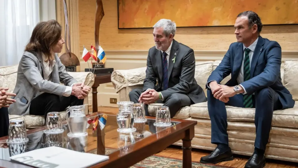 Reunión Clavijo con embajadora de Francia