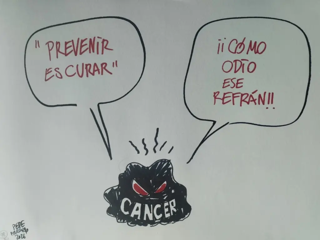 Viñeta Farruqo cáncer 4 febrero 2026