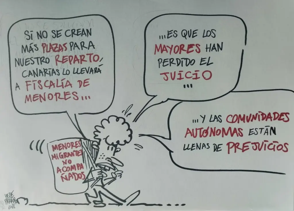 Viñeta Farruqo menores migrantes 4 febrero 2026