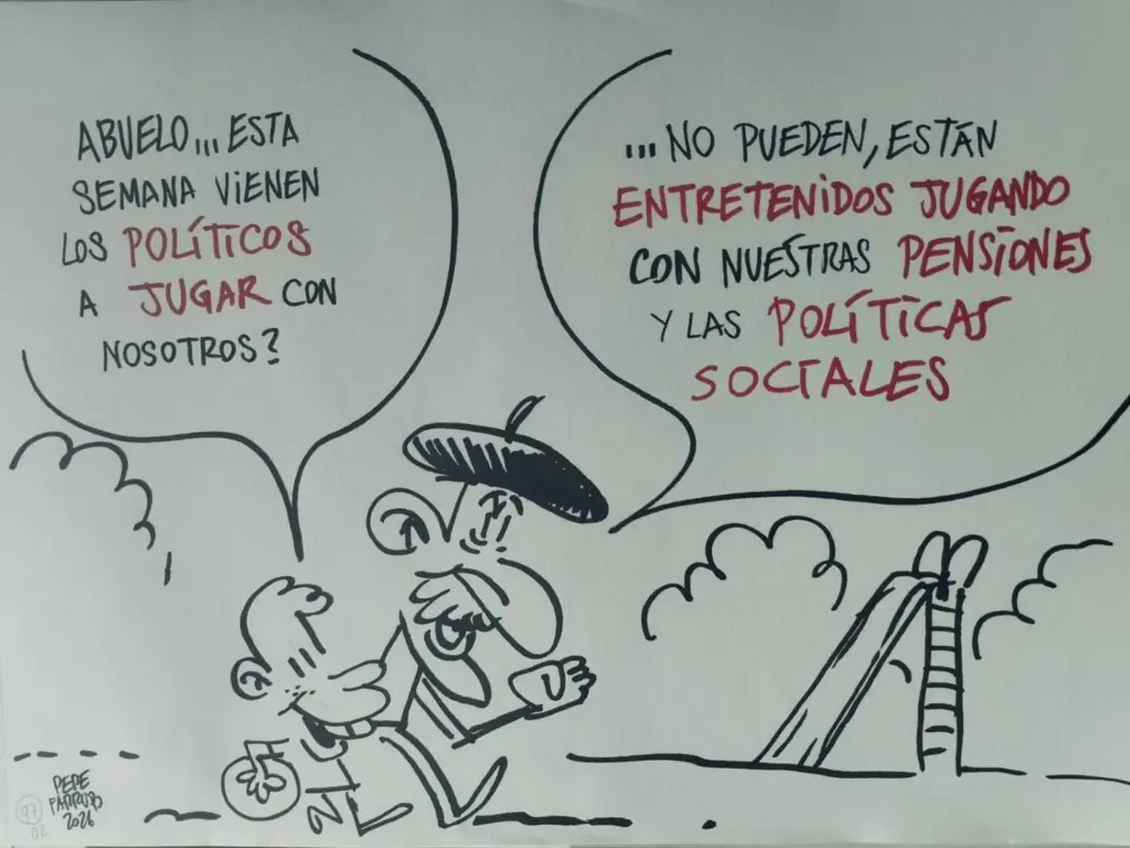 Viñeta Farruqo pensiones 4 febrero 2026