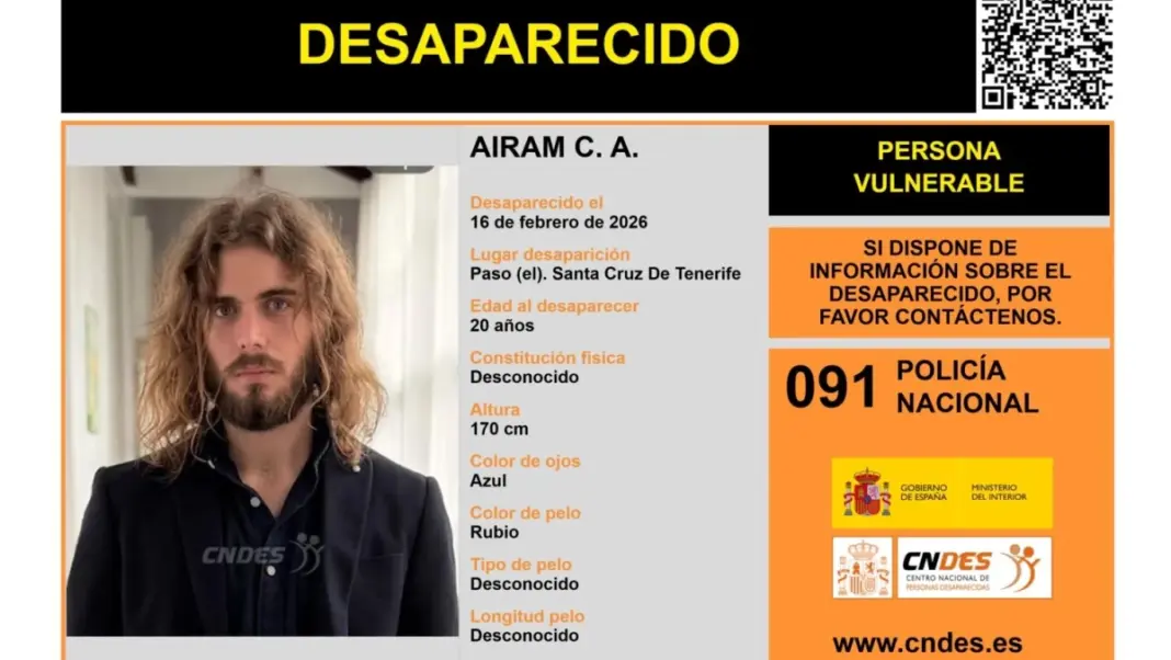 Amplían la búsqueda de Airam a las medianías y la cumbre de La Palma