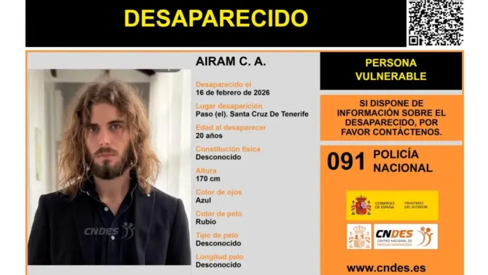 Amplían la búsqueda de Airam a las medianías y la cumbre de La Palma