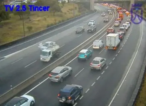 Mañana accidentada en las carreteras de Tenerife