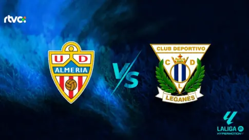 UD Almería vs CD Leganés: horario, alineaciones y minuto a minuto | LaLiga Hypermotion 25-26