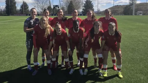 Lucha sin premio para el CD Tenerife Femenino B ante el Real Madrid B