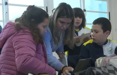 Simulacro en un instituto de El Tanque ante una posible erupción