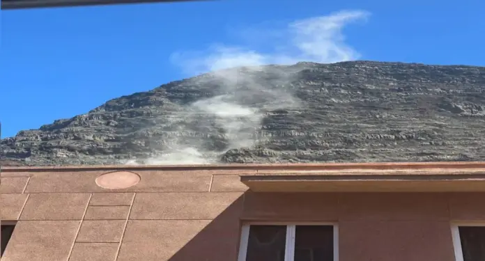 La borrasca Therese sigue castigando el archipiélago con graves desprendimientos