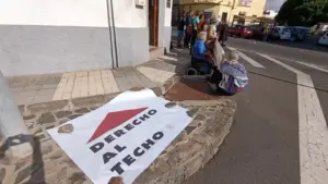 Derecho al Techo consigue paralizar el desahucio que amenazaba a la familia de Raquel y Moisés en Ingenio