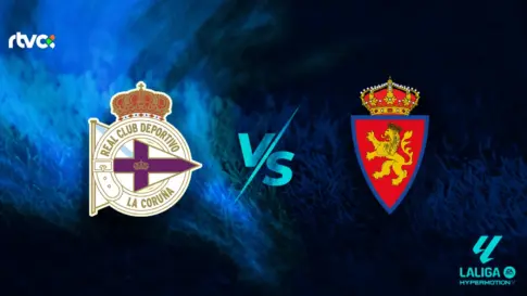 Deportivo La Coruña vs Real Zaragoza: horario, alineaciones y minuto a minuto | LaLiga Hypermotion 25-26
