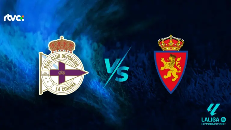 Deportivo La Coruña vs Real Zaragoza: horario, alineaciones y minuto a minuto | LaLiga Hypermotion 25-26