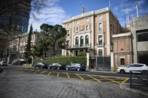 Fachada principal del Ministerio del Interior, Madrid