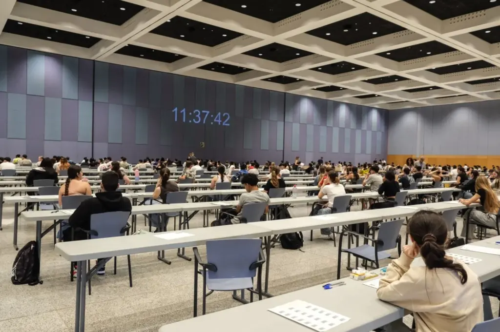 Imagen de archivo de una prueba de la EBAU de la ULPGC