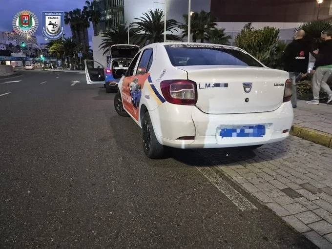 Denunciado un taxista de Las Palmas de Gran Canaria al dar positivo en drogas y circular sin licencia