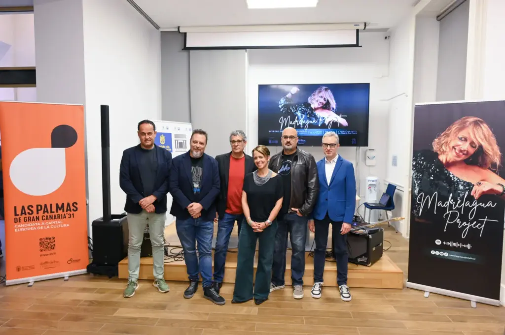 Presentación del concierto de Madrelagua Project. Imagen Ayuntamiento de Las Palmas de Gran Canaria