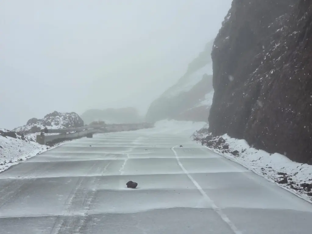Llega la nieve a Canarias