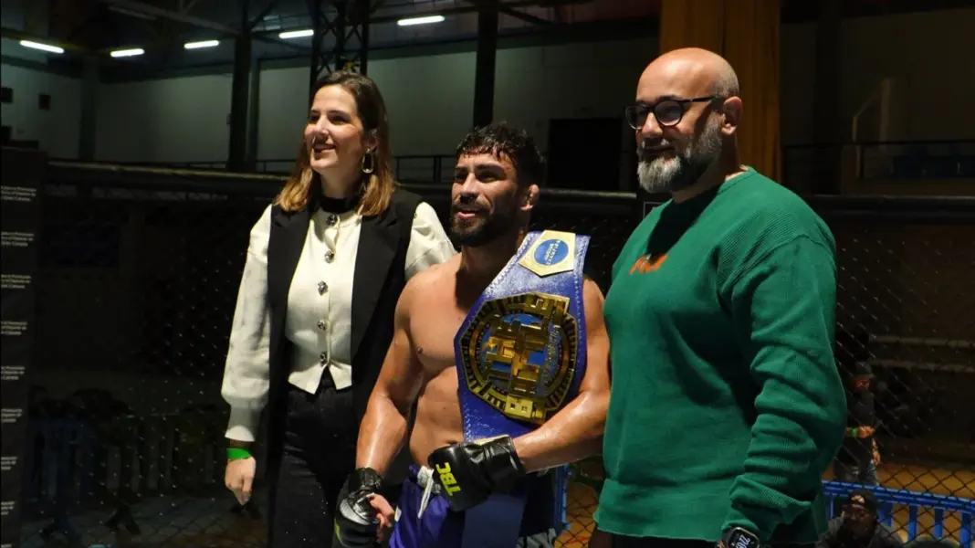 Kevin Perdomo, nuevo campeón del peso ligero en la Battle Championship 10