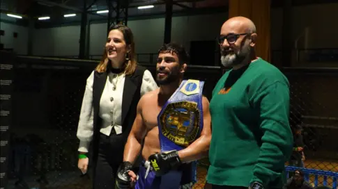 Kevin Perdomo, nuevo campeón del peso ligero en la Battle Championship 10