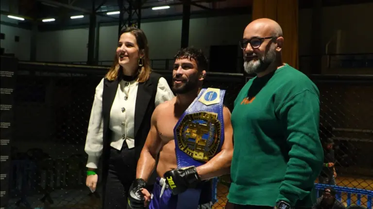 Kevin Perdomo, nuevo campeón del peso ligero en la Battle Championship 10