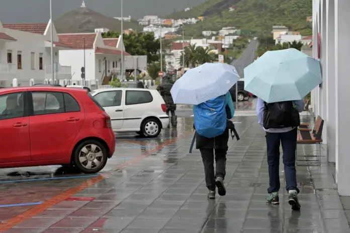 Lluvia en El Hierro. EFE