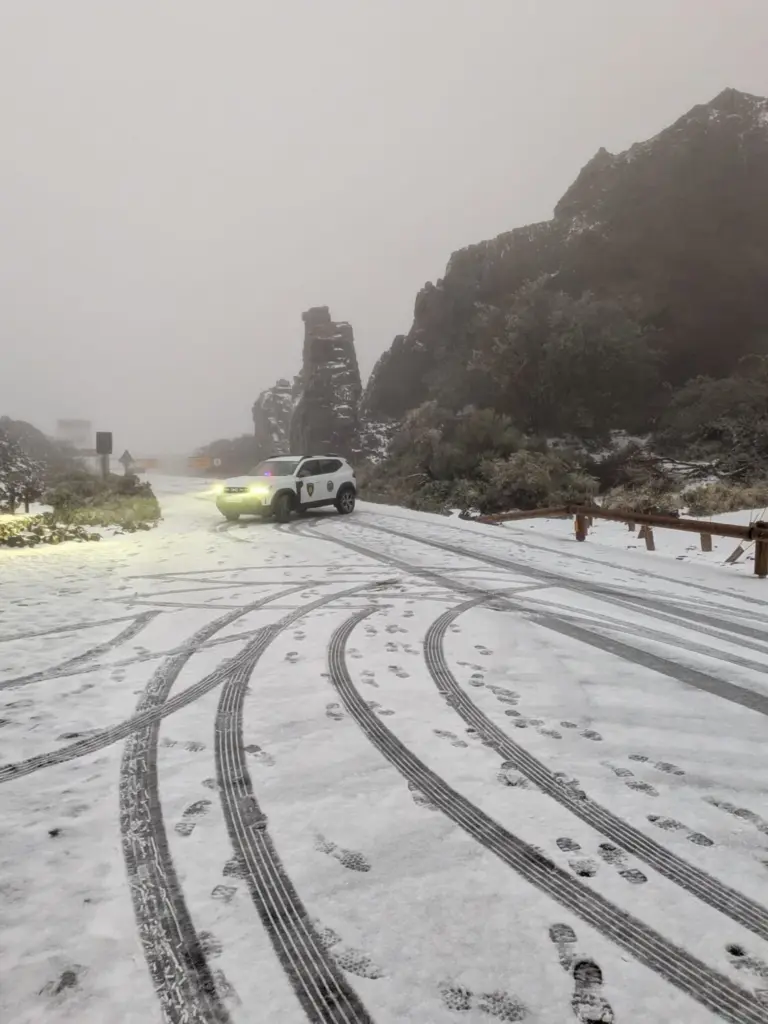 Nieve en Teide