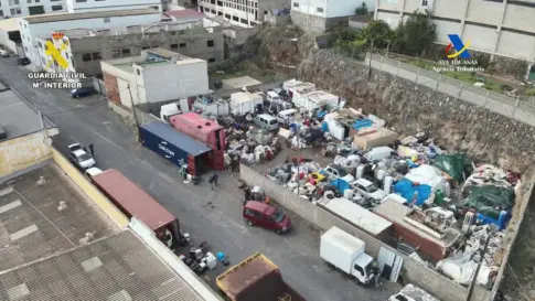Desmantelada una red que enviaba toneladas de residuos peligrosos desde Canarias a África