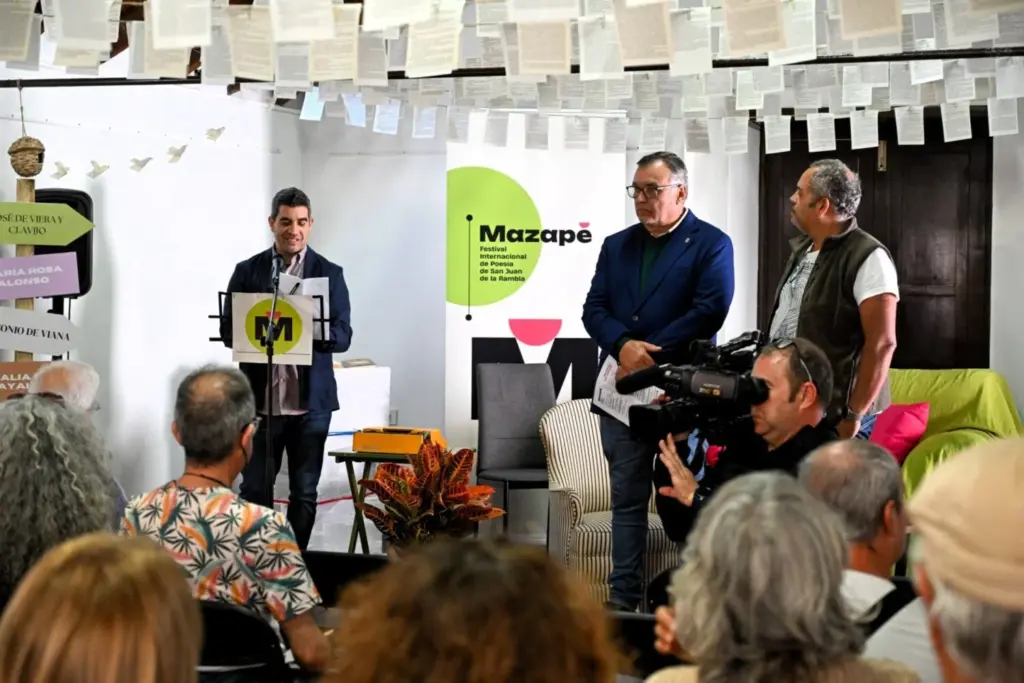 San Juan de la Rambla presenta la tercera edición del Festival Internacional de Poesía 'Mazapé'