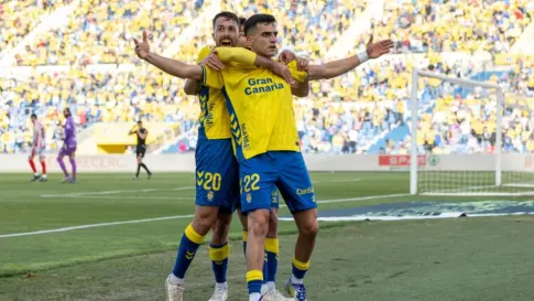1-0 | La UD Las Palmas gana por la mínima al Real Sporting