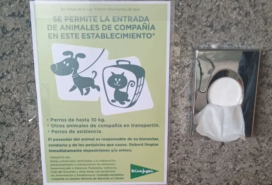 El personal de limpieza de Eulen logra que El Corte Inglés regule el acceso de mascotas