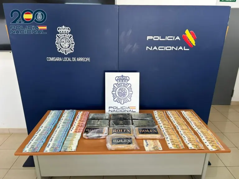 Detenido uno de los principales distribuidores de cocaína de Lanzarote