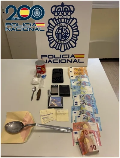 La Policía Nacional desarticula una red dedicada al tráfico de drogas que explotaba a consumidores vulnerables para cometer delitos