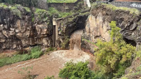 Alerta máxima en la zona metropolitana de Tenerife