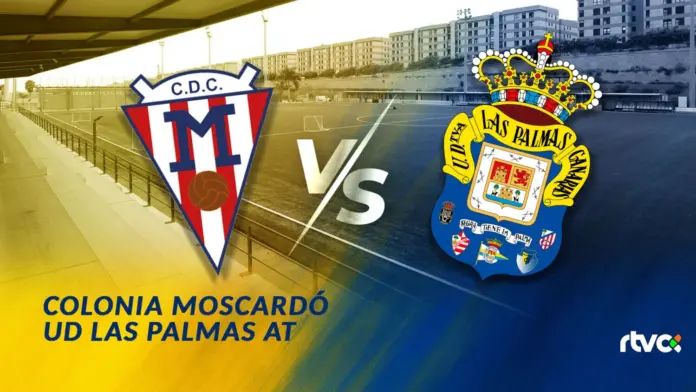 CD Colonia Moscardó vs Las Palmas Atlético J28 Segunda Federación 22 marzo 2026