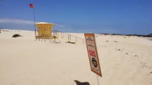 Afirman que en Grandes Playas de Corralejo tendría que haber mínimo 12 socorristas por día y apenas llegan a la mitad