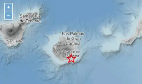 Un nuevo movimiento sísmico en Gran Canaria se suma a los registrados estos días en El Hierro y Tenerife