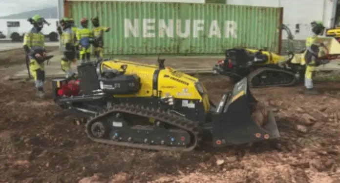 Uno de los robots que ayudarán en la prevención de incendios forestales en Canarias