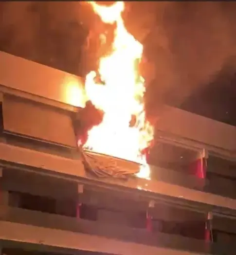 Arde una vivienda en Puerto de la Cruz