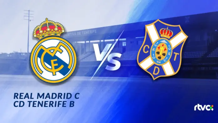 Real Madrid C vs CD Tenerife B J26 Segunda Federación 8 marzo 2026