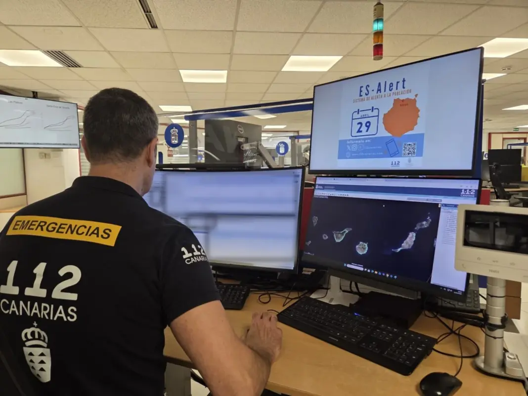 Prueba ES-Alert en Gran Canaria