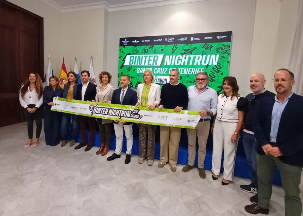 Presentación de la Binter NightRun en Santa Cruz de Tenerife